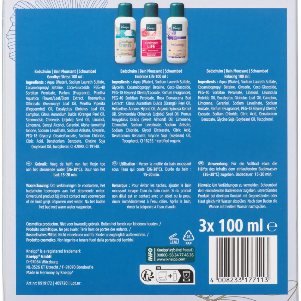 Geschenksets|Bad & Douche<Kneipp Geschenkset Bath Foam Favourites 1 set
