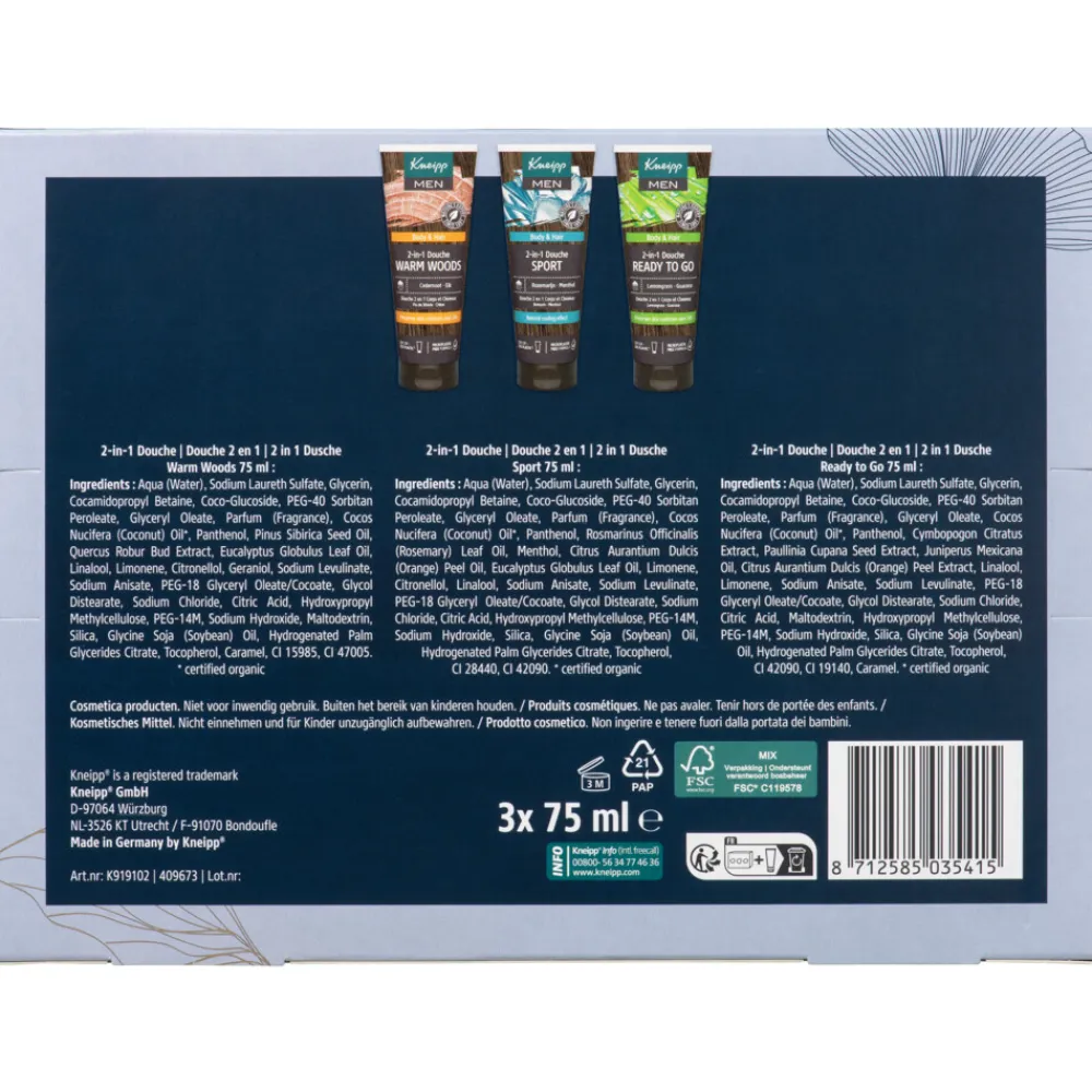 New Geschenkset Men Shower Favourites 1 set Geschenksets