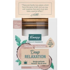 Sale Geurkaars Deep Relaxation - Sandalwood en Patchouli Geschenksets