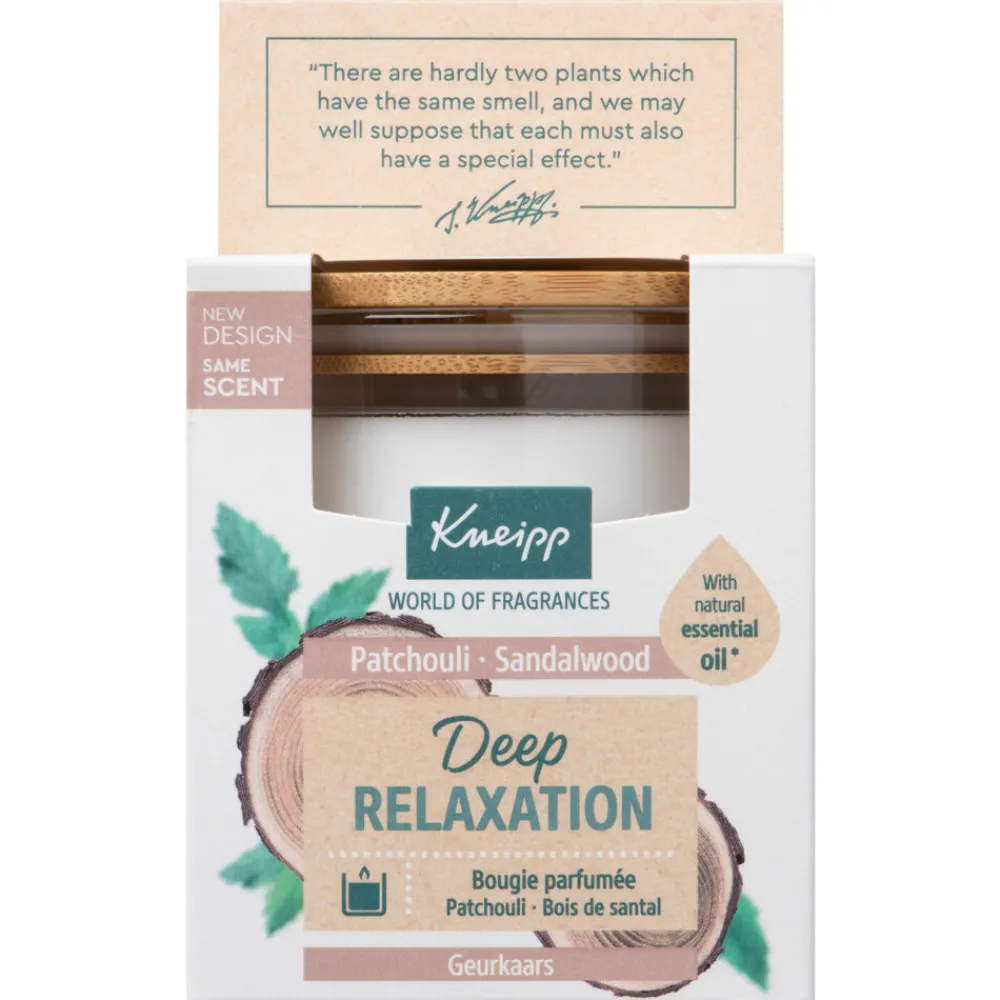 Sale Geurkaars Deep Relaxation - Sandalwood en Patchouli Geschenksets