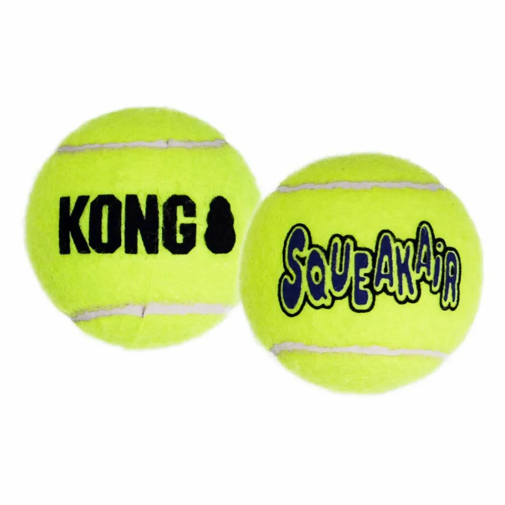 Speelgoed<Kong Squeakair Tennisbal Multipack L 2 stuks