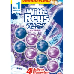 Krachtig & actief Toiletblok PakketDit verfrissende pakket van bestaat uit de volgende producten: Toiletblok Kracht Actief Lavendel 2 stuks, Toiletblok Kracht Actief Oceaan 2 stuks en Toiletblok Kracht Actief Bloesem 2 stuks. zorgt voor een hygiënisch schoon toilet.Op zoek naar een makkelijke manier om je toilet schoon en fris te houden? De toiletblokken van zorgen voor een schoon en fris toilet van de eerste tot de laatste spoelbeurt. De toiletblokken in dit pakket van bestaan uit een formule met 4 actieve functies: reinigend schuim, anti-kalk formule, vuilbeschermer en extra frisheid. De toiletreinigers bevatten het luchtverfrissereffect die ervoor zorgt dat de badkamer lange tijd met een frisse lavendel, oceaan en/of bloessem geur wordt gevuld.Het karton en de houder zijn 100% recyclebaar. Om te recyclen, scheid het karton van de plastic verpakking.De toiletblokken hebben 4 actieve elementen:Het reinigend schuim reinigt uw toilet bij elke spoelbeurtDe anti-kalk formule voorkomt de vorming van kalkaanslagDe vuilbeschermer voorkomt de vorming van vuil tussen de schoonmaakbeurten doorVerspreidt een frisse lavendel geur van de eerste tot de laatste spoelbeurt en zorgt voor een schoon en fris toilet Gevarenaanduidingen Schadelijk Veroorzaakt huidirritatie. Veroorzaakt ernstige oogirritatie. Voorzorgsmaatregelen Buiten het bereik van kinderen houden. Beschermende kledij dragen. BIJ CONTACT MET DE HUID: met veel water en zeep wassen. BIJ CONTACT MET DE OGEN: voorzichtig afspoelen met water gedurende een aantal minuten: contactlenzen verwijderen, indien mogelijk: blijven spoelen. Bij aanhoudende oogirritatie: een arts raadplegen. Fabrikant informatie Merk: Ean: 6019915495478 Artikel: 1019-160 Fabrikant gegevens: Henkel Adres: Brugwal 11 3432 NZ Nieuwegein Nederland Contactgegevens: Tel: 030 607 3911 Email: [email protected] Website: https://www.henkel.com Reviews Schrijf jouw review Hoe controleren en plaatsen wij reviews? Plein plaatst enkel reviews van klanten en personen die het product daadwerkelijk gebruikt hebben, ook wanneer deze negatief of neutraal is. Voordat de review geplaatst wordt controleren we handmatig of deze écht is en voldoet aan onze reviewvoorwaarden. Wanneer het product op Plein gekocht is vermelden we dat bij de review. Plein betaalt niet voor reviews, wanneer een reviewer door een andere partij is vergoed staat dit erbij vermeld. Er zijn nog geen reviews geschreven. Schrijf als eerste een review. Krachtig & actief Toiletblok Pakket^Witte Reus Online