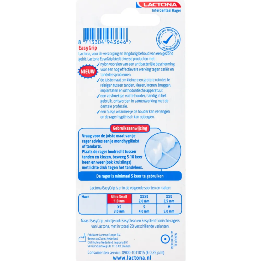 Hot EasyGrip Ragers Extra Small Oranje 1.9 mm 6 stuks Flossen & Ragen