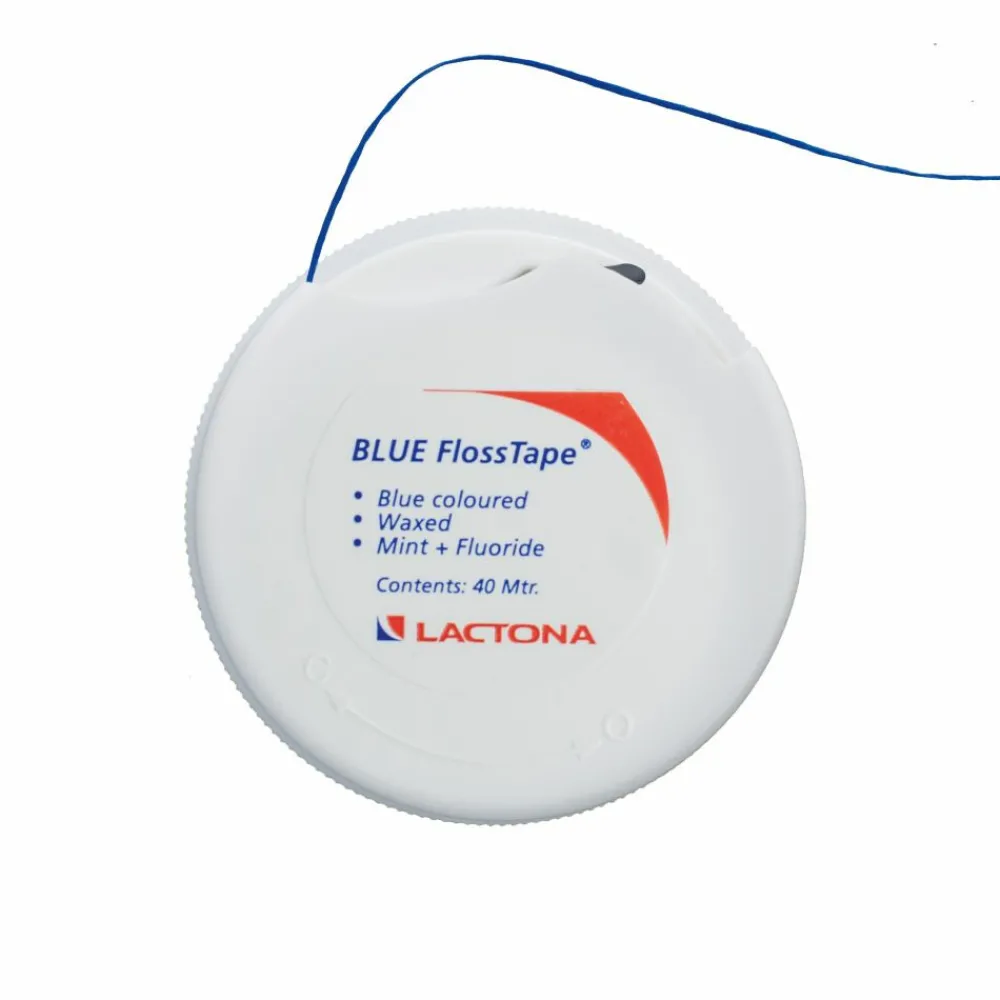 Floss Tape Blue 40 meter^Lactona Online