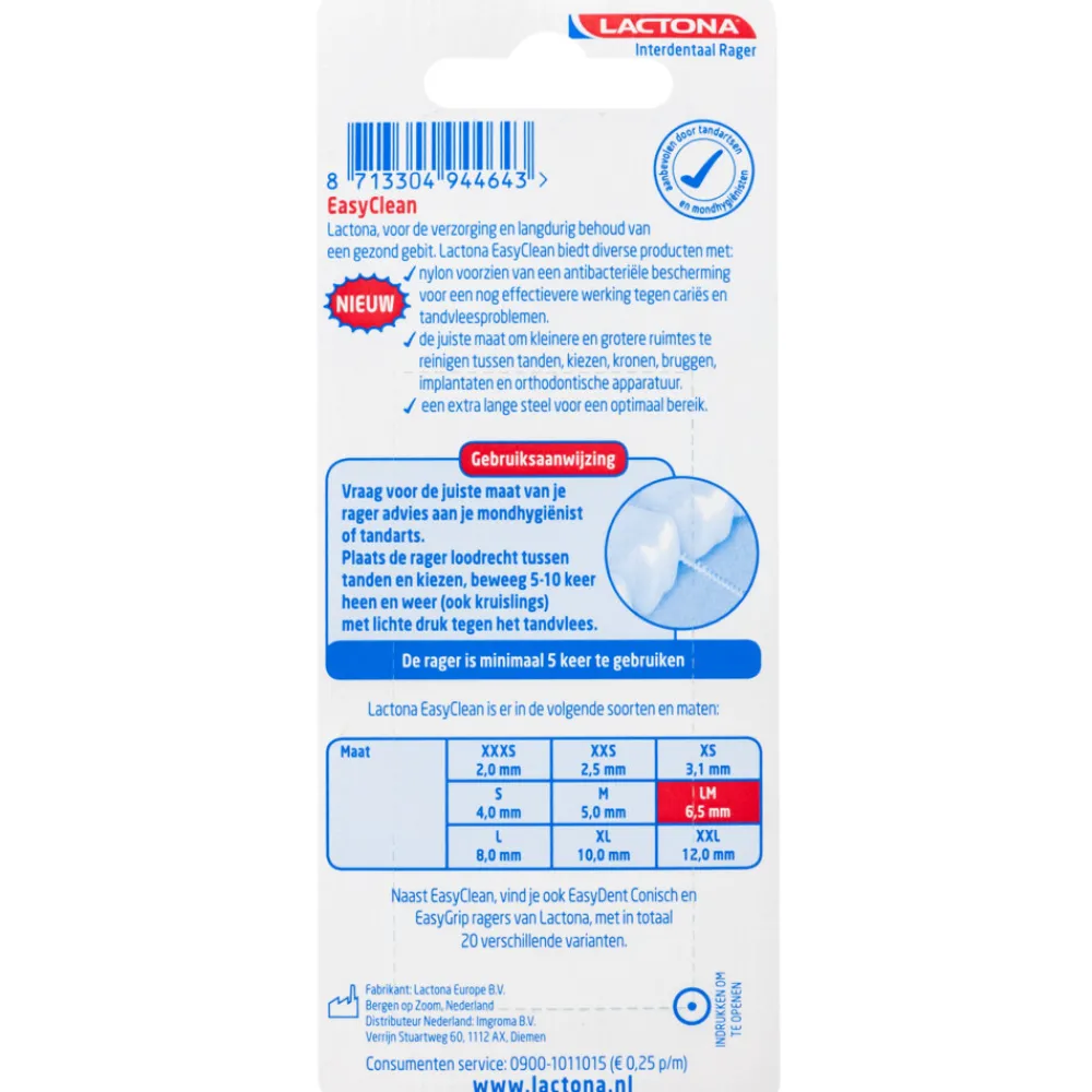 New Ragers Easyclean L/M Zwart Cilindrisch 6.5 mm 8 stuks Flossen & Ragen