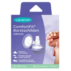 ComfortFit Borstschilden 36 mm 2 stuks^Lansinoh Hot