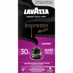 Koffie<Lavazza Espresso Koffiecups Intenso 30 stuks