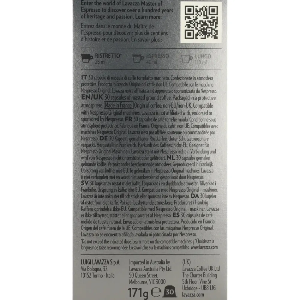 Espresso Koffiecups Ristretto 30 stuks^Lavazza Discount