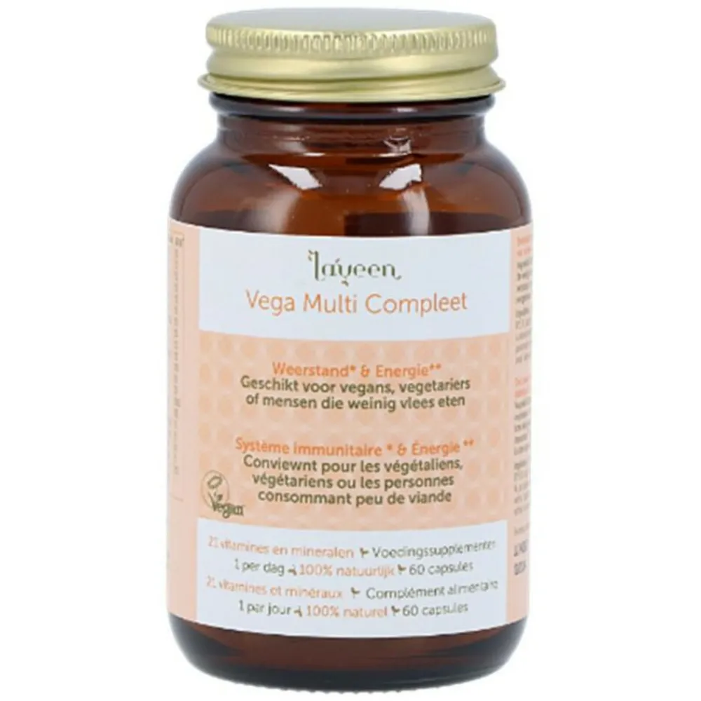 Vitaminen En Supplementen|Mineralen<Laveen Multi Compleet Vegan 60 capsules