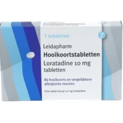 Allergie<Leidapharm Hooikoortstabletten Loratadine 10 mg 7 tabletten