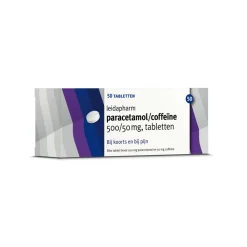 Pijnstillend<Leidapharm Paracetamol / Coffeine 500 mg / 50 mg 50 tabletten