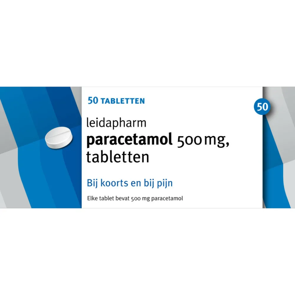 Paracetamol 500 mg 50 tabletten^Leidapharm Clearance