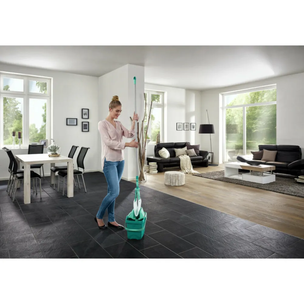 Dweilen<Leifheit Combi Clean Vloerwisser XL - 42 cm - Compleet Systeem