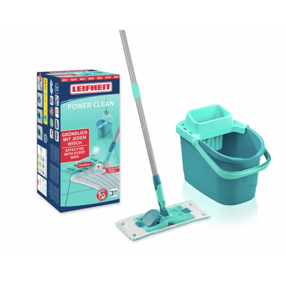 Dweilen<Leifheit Dweilsysteem Powerclean Vloerwisser Met Micro Duo - 33 cm 1 set