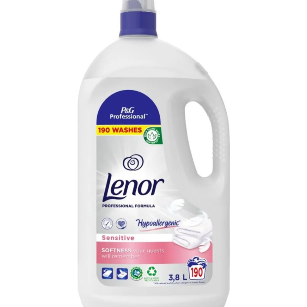 Wasverzachter Professional Sensitive 190 wasbeurten 3,8 liter^Lenor Clearance