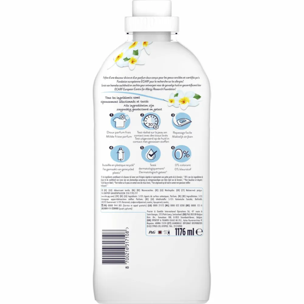 Wasverzachter<Lenor Wasverzachter Sensitive 56 Wasbeurten 1176 ml