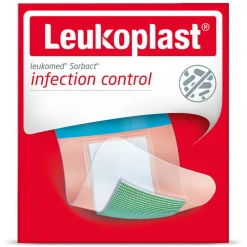 Leukomed Sorbact Bacteriënbindende Eilandpleister 5 cm x 7,2 cm 3 stuks^Leukoplast Discount