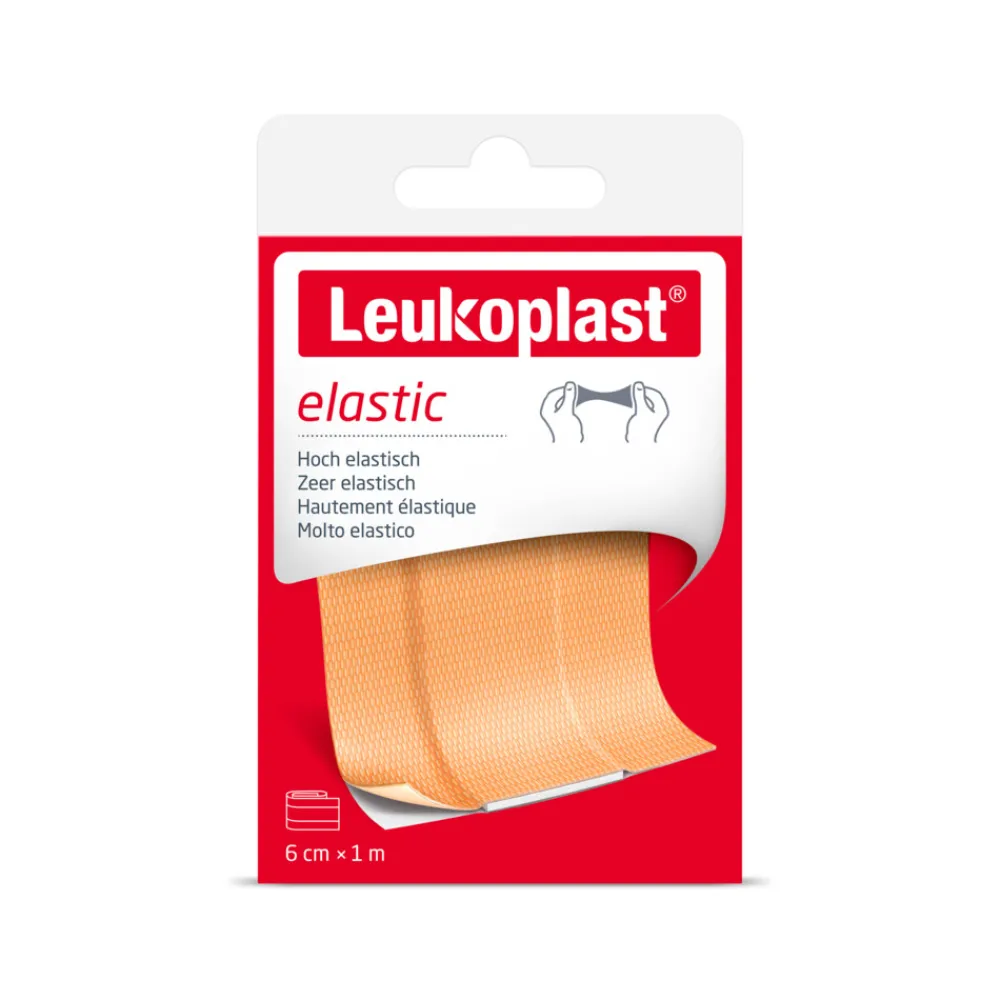 Pleisters<Leukoplast Pleister Elastiek 1 meter