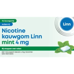 Stoppen Met Roken<Linn Nicotine Kauwgom Mint 4 mg 96 stuks