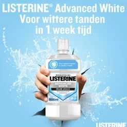 Clearance Mondwater Advanced White Mild 500 ml Spoelen & Poetsen