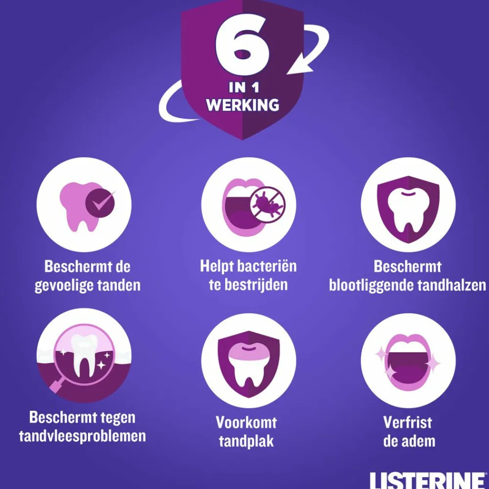 Mondwater Total Care Gevoelige Tanden 500 ml^Listerine Online