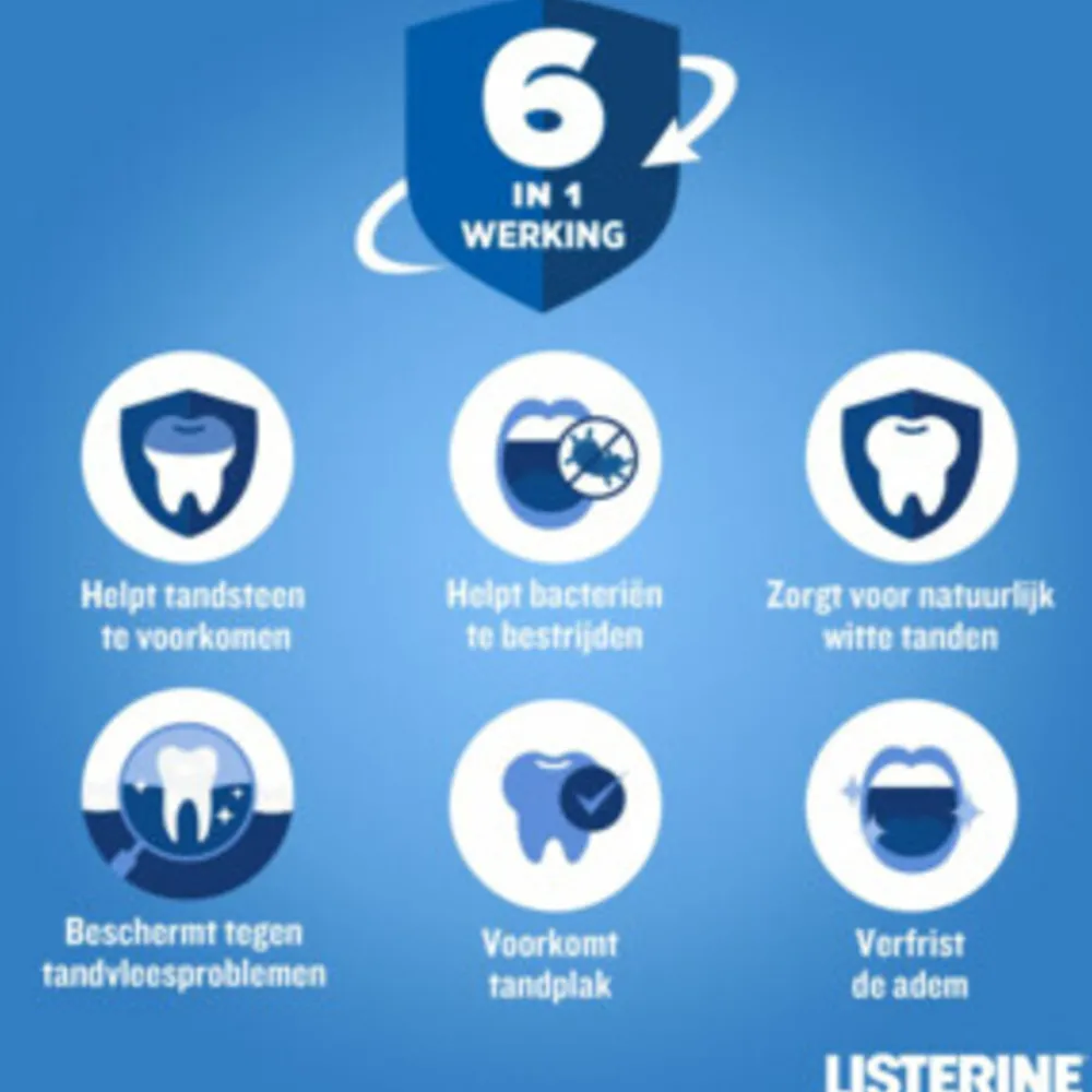 Total Care Bescherming Tegen Tandsteen 500 ml^Listerine New