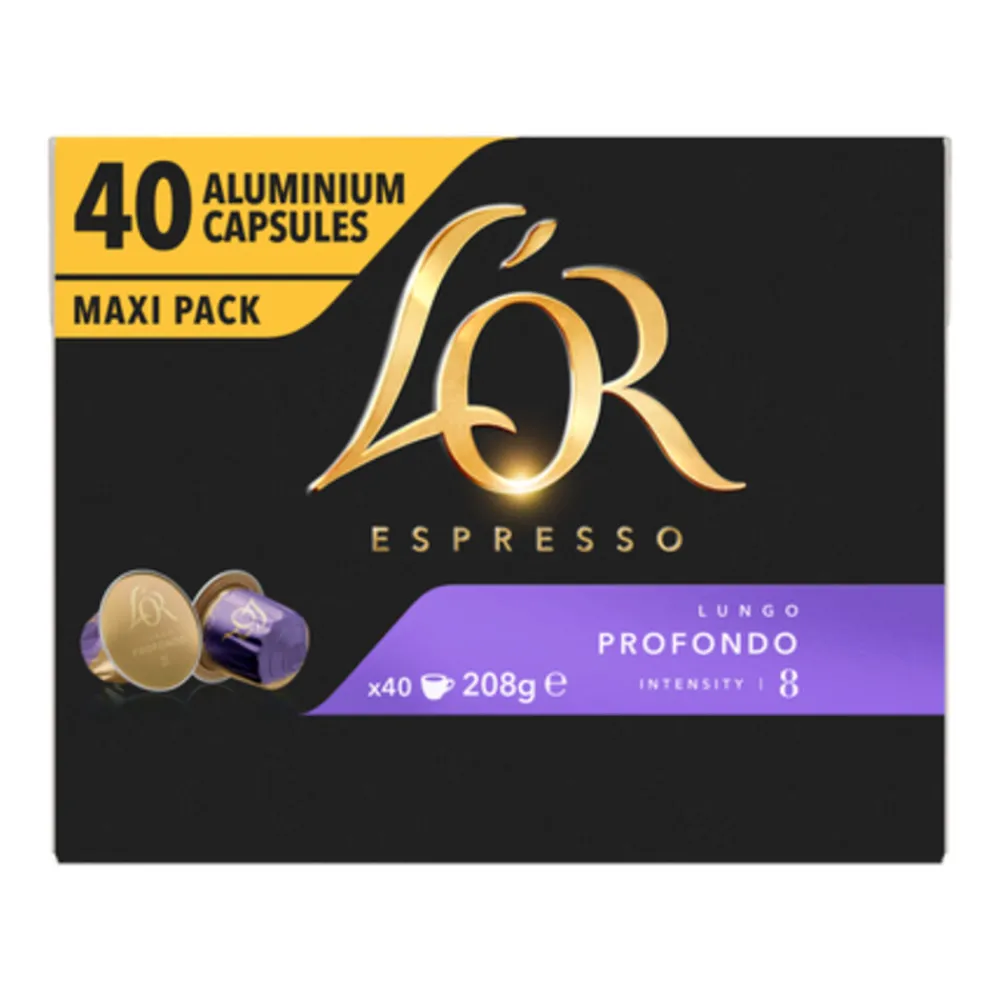 Best L'OR Espresso Koffiecups Profondo 40 stuks Koffie