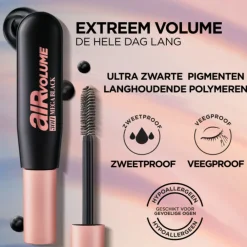 Hot L'Oréal Air Volume Mega 30H Mascara Extra Zwart Mascara