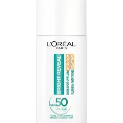 Discount L'Oréal Bright Reveal Daily UV Fluid SPF 50+ 50 ml Dag- & Nachtcrème