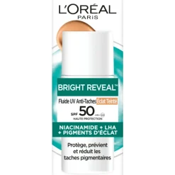 Discount L'Oréal Bright Reveal Daily UV Fluid SPF 50+ 50 ml Dag- & Nachtcrème