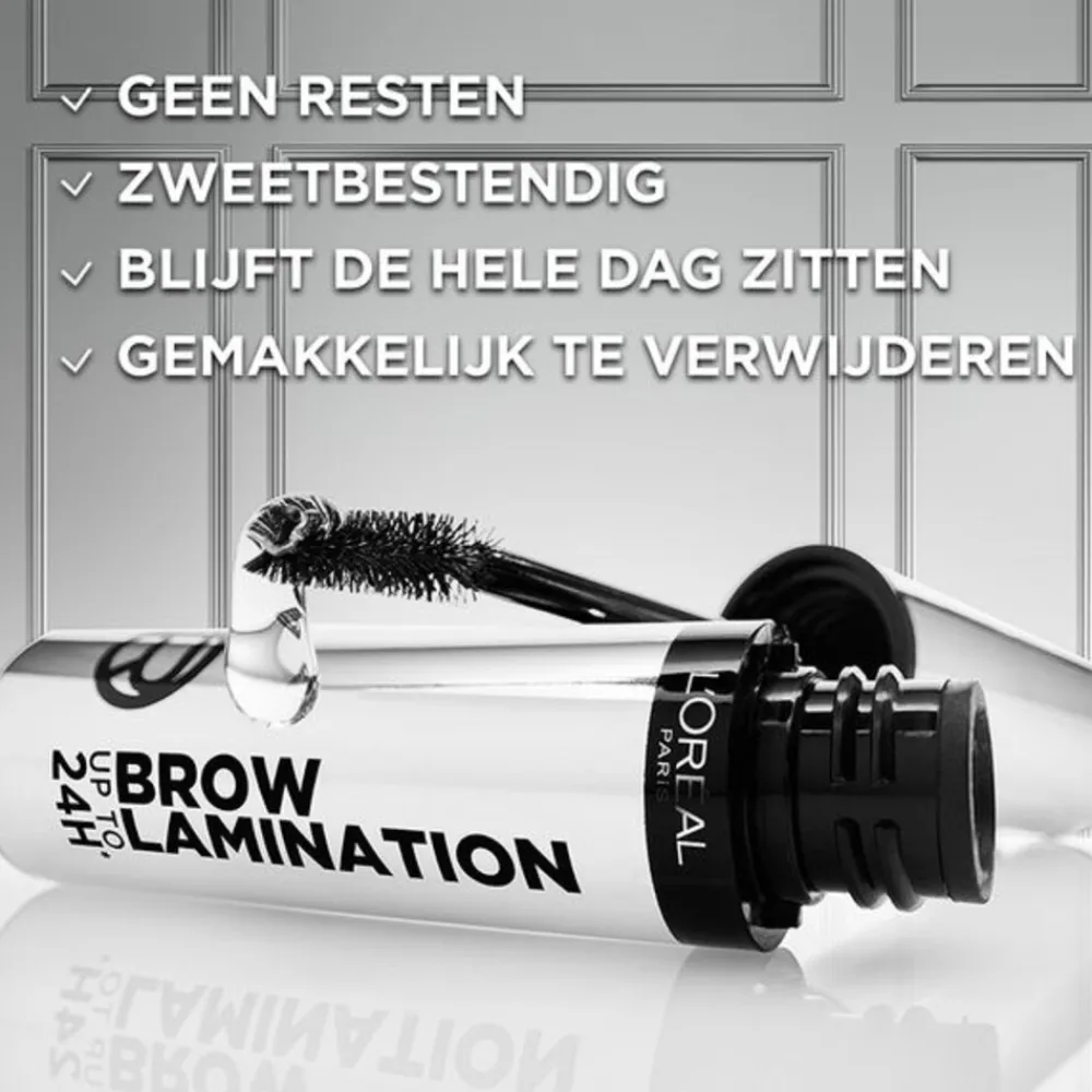 Clearance L'Oréal Brow Lamination Wenkbrauwgel Transparant 6 ml Wenkbrauwgel