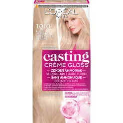 L'Oréal Casting Crème Gloss Semi-Permanente Haarkleuring 1010 Extra Licht Asblond^LOréal New