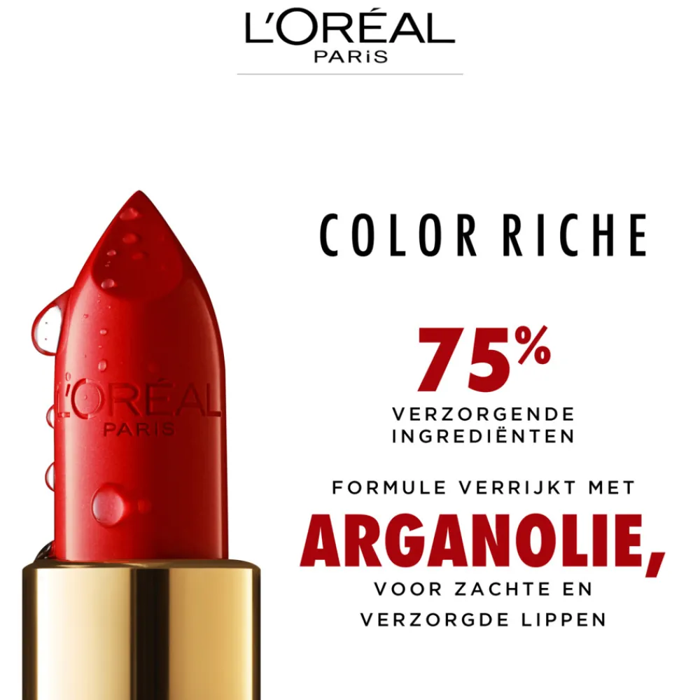 Lipstick<LOréal L'Oréal Color Riche Satin Lippenstift 124 S'il Vous Plait