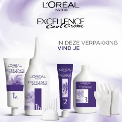 Hot L'Oréal Excellence Cool Crème Permanente Crèmekleuring 8.11 - Ultra As Lichtblond Haarkleuring