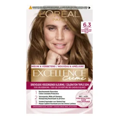 L'Oréal Excellence Crème Permanente Crèmekleuring 6.3 Donker Goudblond^LOréal New