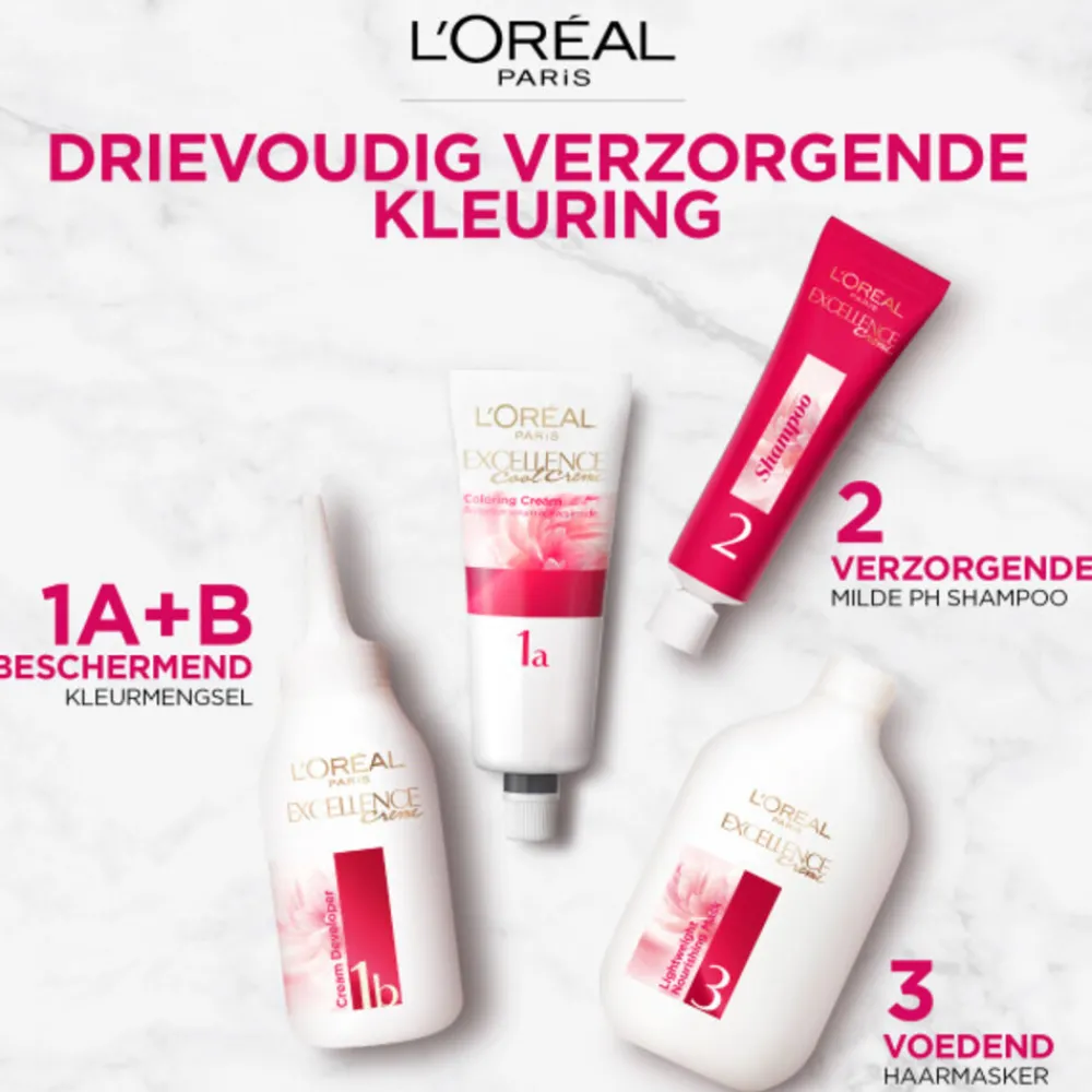 L'Oréal Excellence Crème Permanente Crèmekleuring 5.3 Licht Goudbruin^LOréal Online