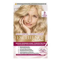 L'Oréal Excellence Crème Permanente Crèmekleuring 9 Zeer Licht Blond^LOréal Online