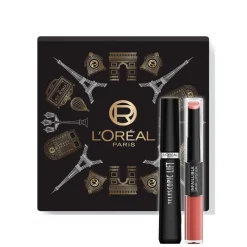 Outlet L'Oréal Geschenkset Telescopic Lift Mascara & Infaillible 24H Lipstick 312 Incessant Russet 2 stuks Geschenksets|Lipstick