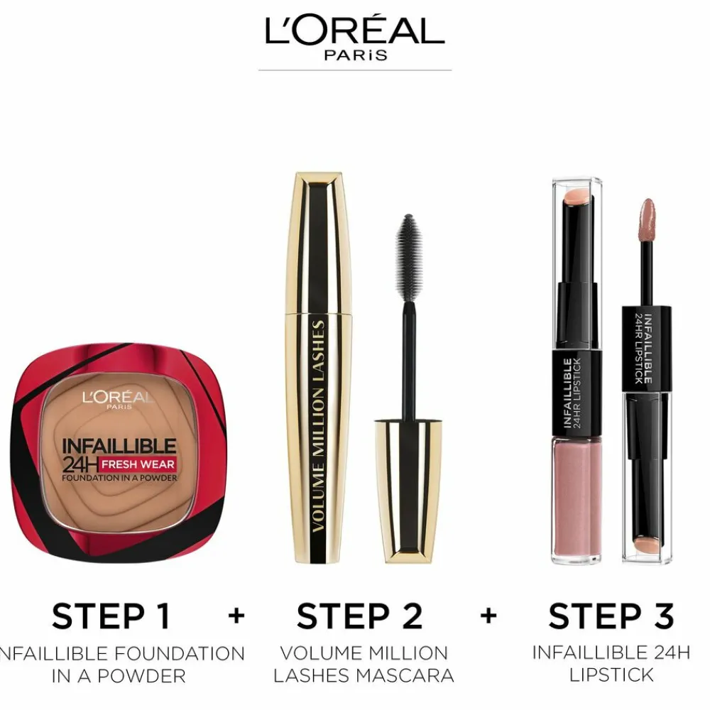 Online L'Oréal Infaillible 24H Fresh Wear Foundation Poeder 130 True Beige 8 gr Foundation