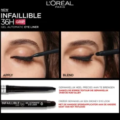 Discount L'Oréal Infaillible 36H Grip Gel Automatic Eyeliner Taupe Grey Oogpotlood