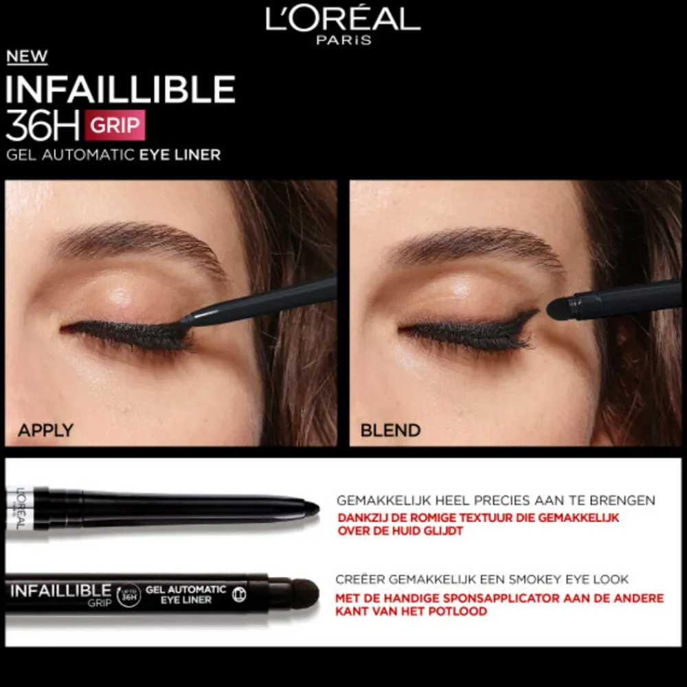Discount L'Oréal Infaillible 36H Grip Gel Automatic Eyeliner Taupe Grey Oogpotlood