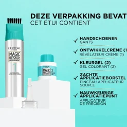 Haarkleuring<LOréal L'Oréal Magic Retouch Permanent 4 Middenbruin 95 gr