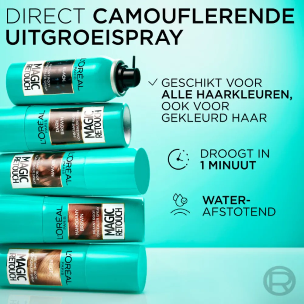 Discount L'Oréal Magic Retouch Uitgroeispray Donkerblond 75 ml Haarkleuring