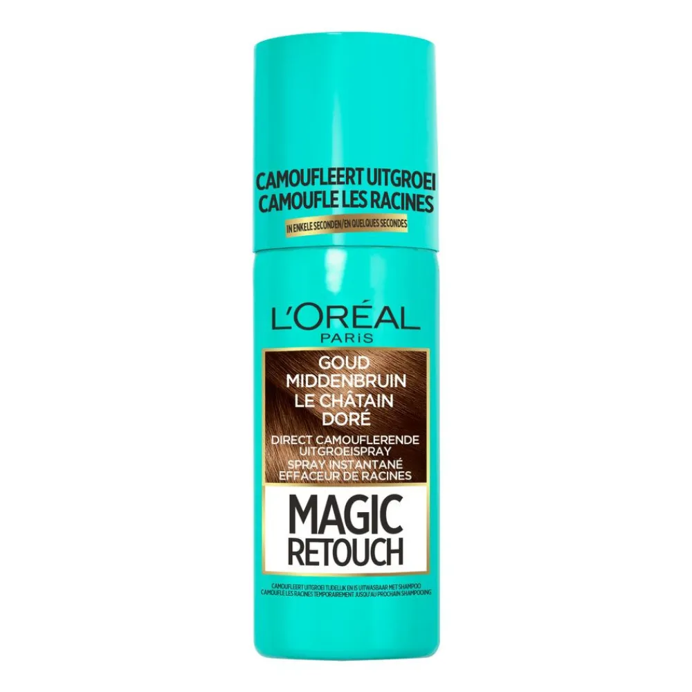 L'Oréal Magic Retouch Uitgroeispray Goud Middenbruin 75 ml^LOréal Clearance