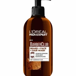 Scheren & Ontharen<LOréal L'Oréal Men Expert BarberClub Baard Gezicht & Haar 3-in-1 Wash 200 ml