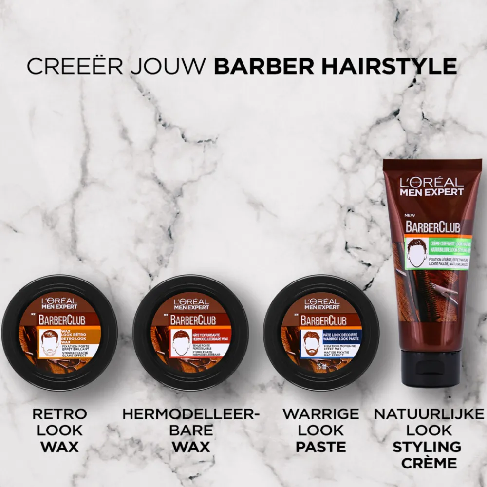 Hot L'Oréal Men Expert BarberClub Styling Paste 75 ml Haarstyling