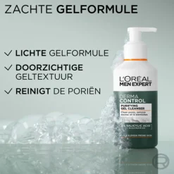 Reiniging<LOréal L'Oréal Men Expert Derma Control Reinigingsgel 260 ml