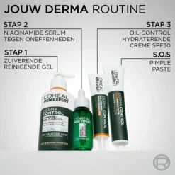 Reiniging<LOréal L'Oréal Men Expert Derma Control Reinigingsgel 260 ml
