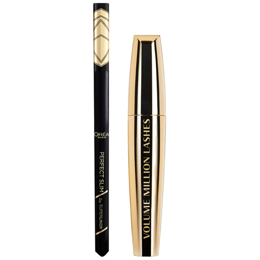 Eyeliner|Mascara<LOréal L'Oréal Million Lashes Mascara & Superliner Eyeliner Pakket