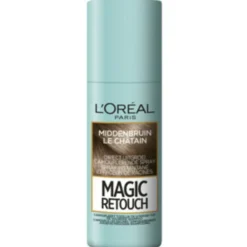 L'Oréal Preference Haarkleuring 04 Tahiti - Middenbruin + Magic Retouch Uitgroeispray Middenbruin 75 ml Pakket^LOréal Clearance